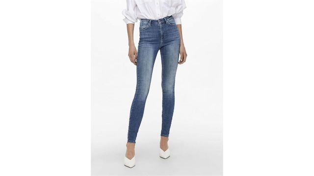 ONLY Women's Mid Rise Skinny Jeans