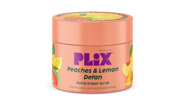 PLIX Peaches & Lemon Detan Bump Eraser Scrub