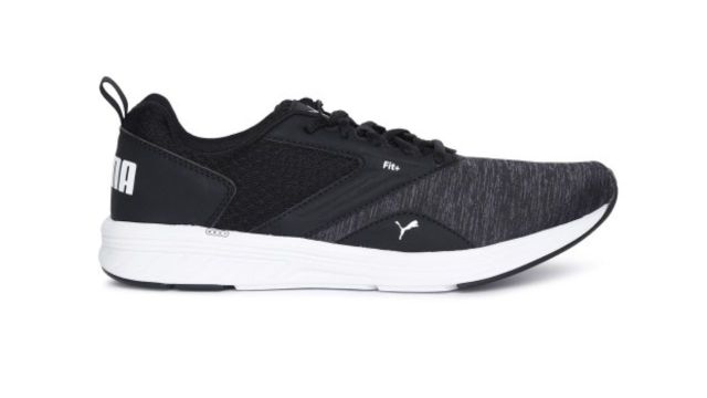 Puma Unisex Black NRGY Comet Running Shoes