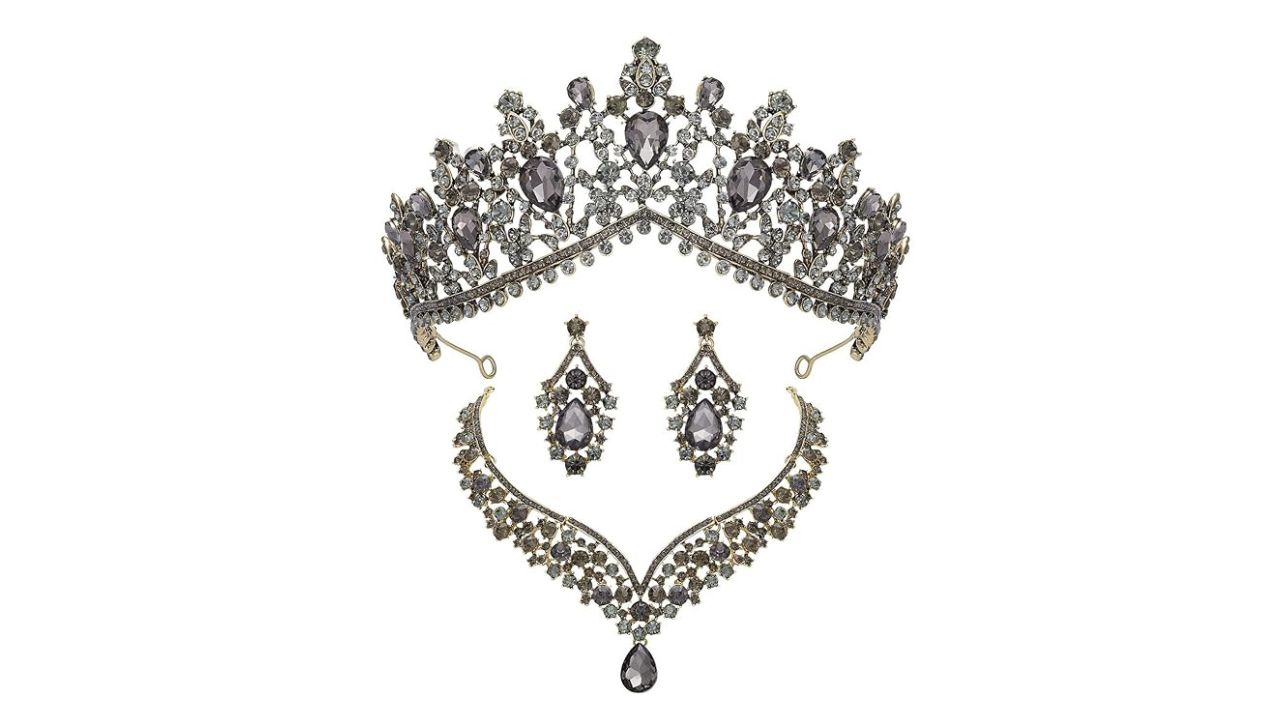 SWEETV Wedding Crown for Bride