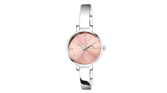 SWISSTONE Analog Stainless Steel Women's Watch