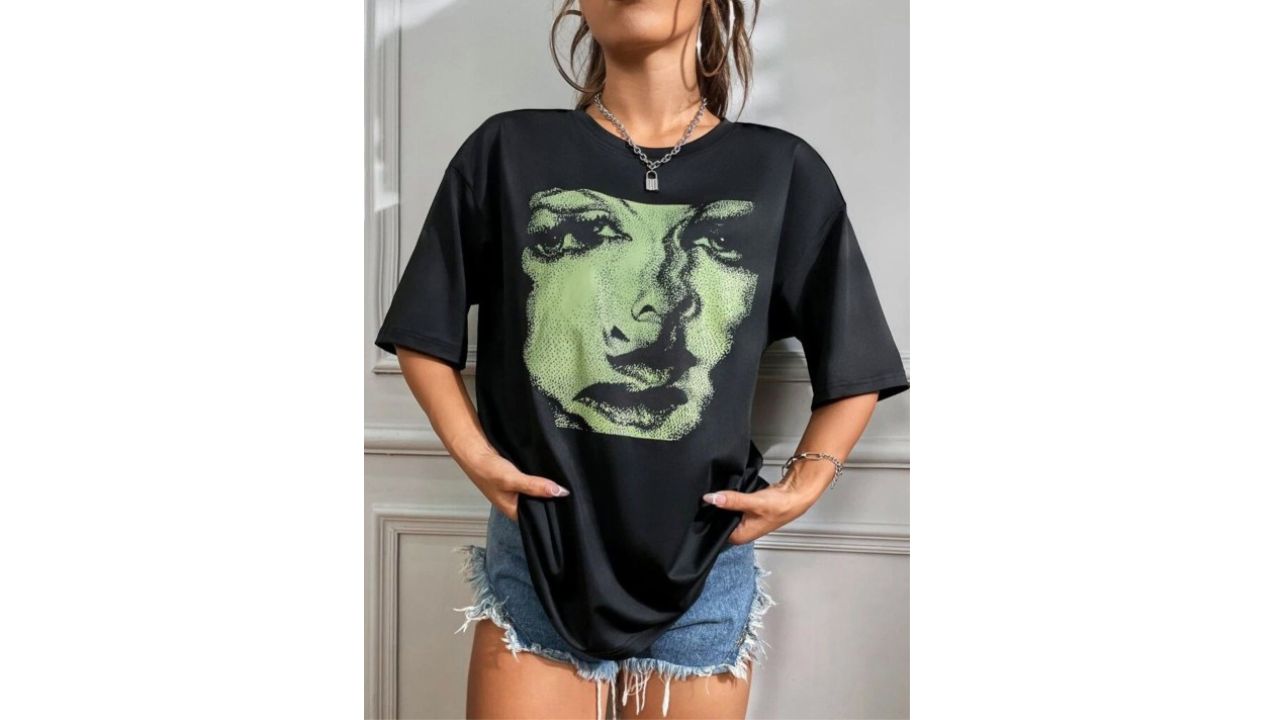 SZN Men Graphic Printed Drop-Shoulder Sleeves Oversized T-shirt