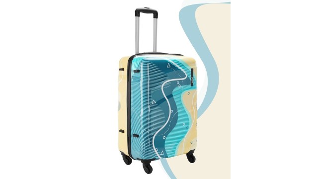 SafariCoastline Printed Poly Carbonate Medium Hard Trolley