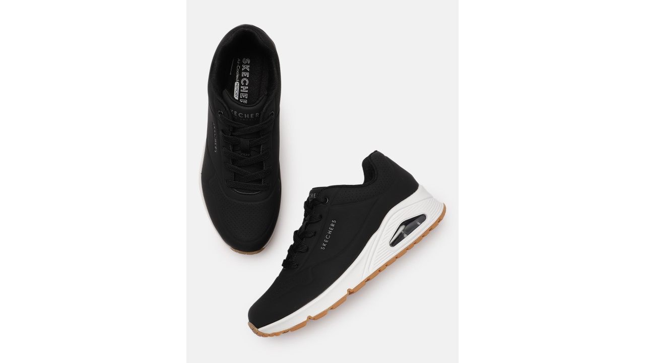 Skechers Women Black UNO - Stand On Air Sneakers