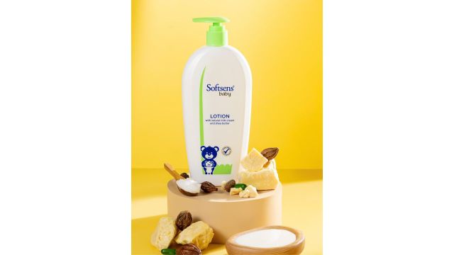 Softsens Baby Natural Milk Cream & Shea Butter Face & Body Lotion – 400ml