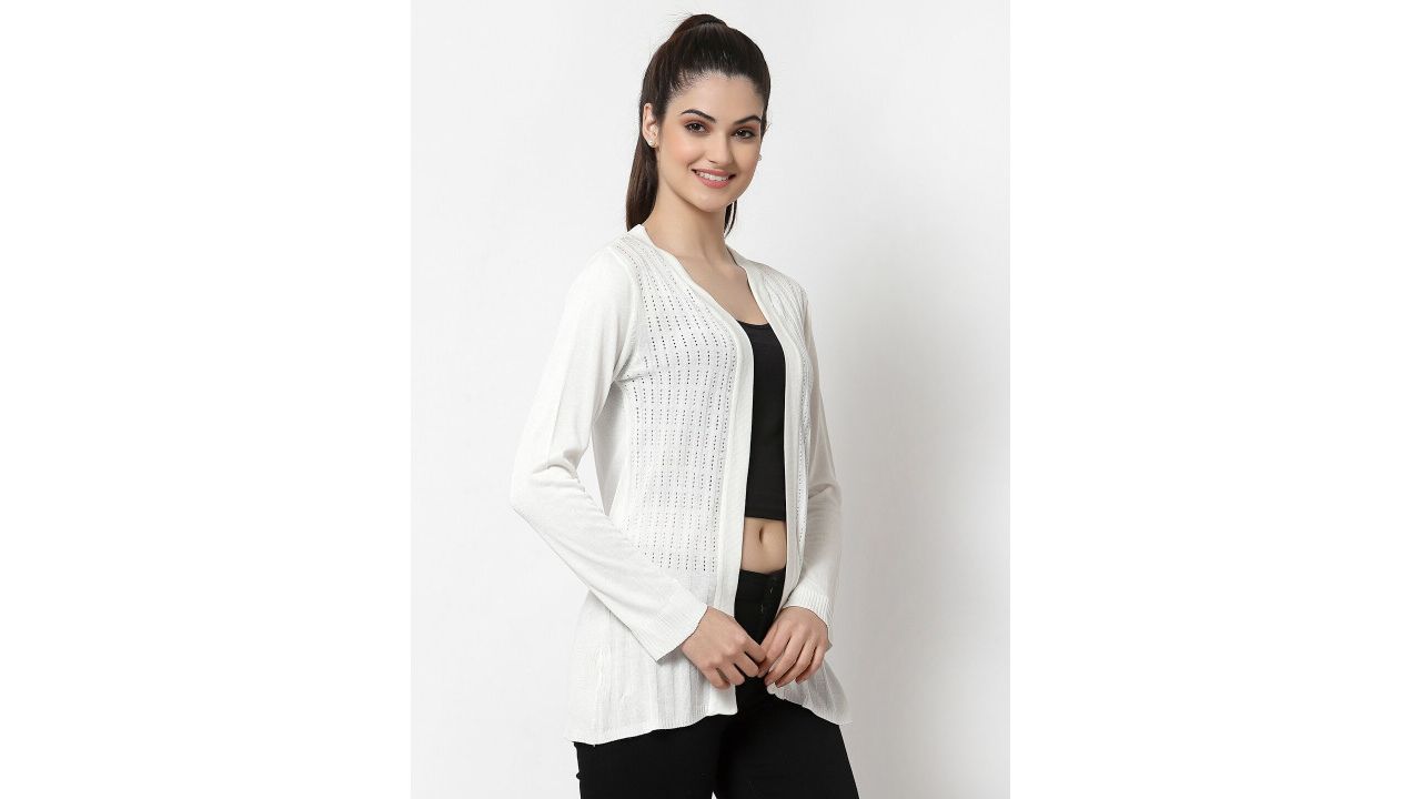 Style Quotient Women White Shrug