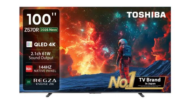 TOSHIBA 253 cm (100 inch) QLED Ultra HD (4K) Smart VIDAA TV