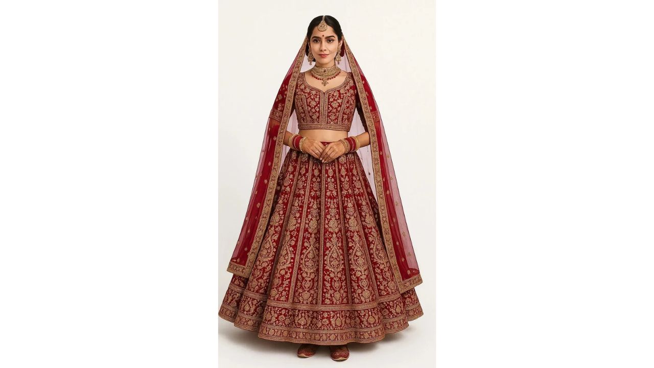 TRENDERCLOTH Self Design Semi Stitched Lehenga Choli