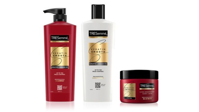 TRESemme Women Set of Keratin Smooth Shampoo, Conditioner & Mask
