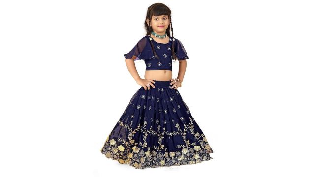 Tejam Georgette Embroidered Readymade Lehenga Choli