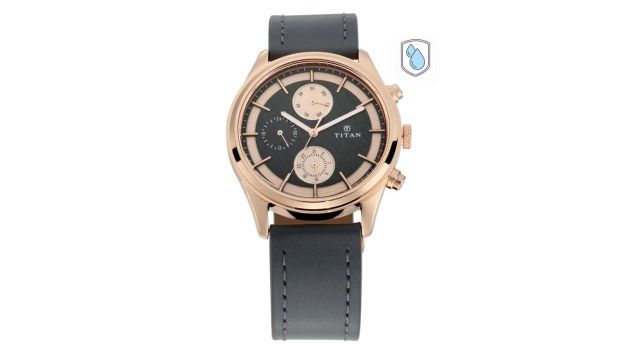 Titan Workwear Men Grey Analogue watch