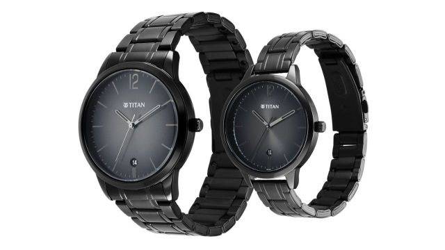 TitanHis & Her Analogue Watch Gift Set 18062617NM01