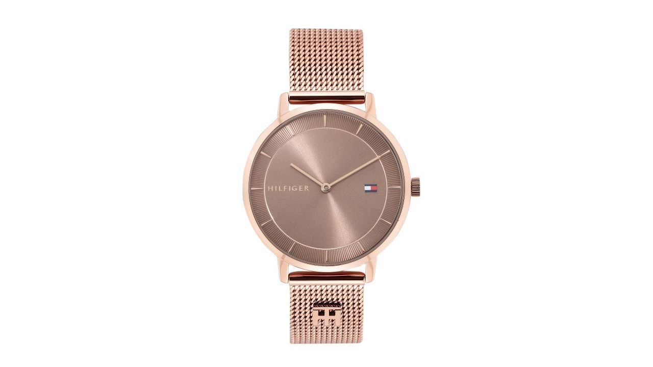 Tommy Hilfiger Women Bronze-Toned Dial & Straps Analogue Watch TH1782287W