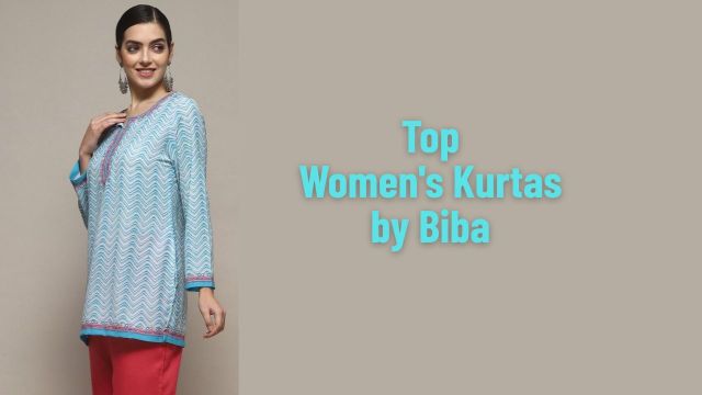 Top deals on women's kurtas by Biba with minimum 40% off