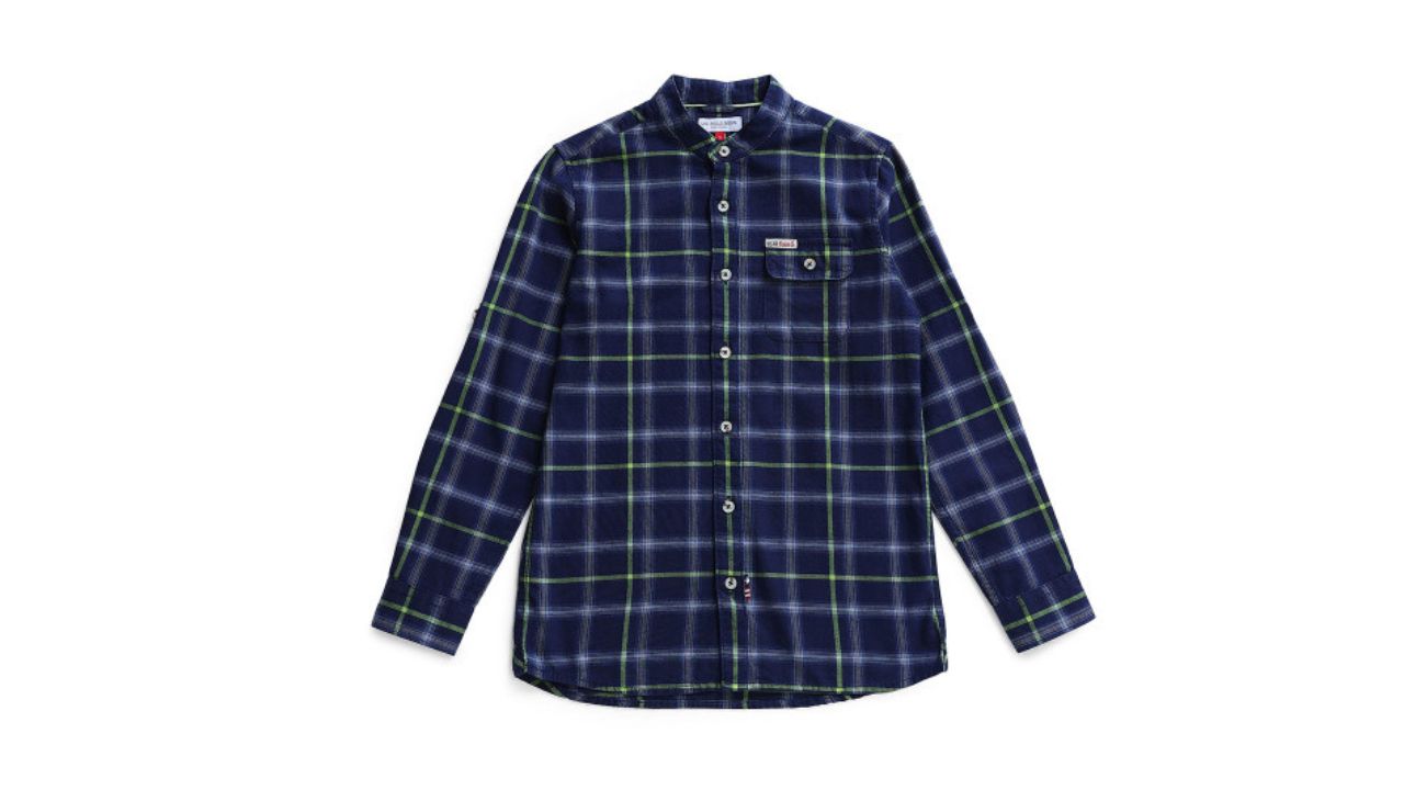U.S. Polo Assn. Kids Boys Tartan Checks Checked Shirt