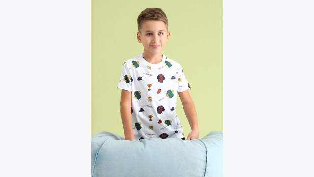 U.S. Polo Assn. KidsPrinted Pure Cotton T-shirt