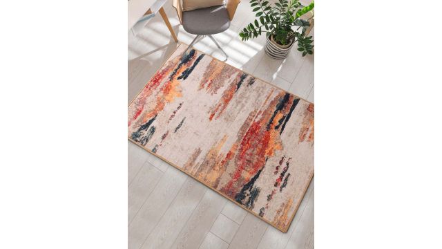 URBAN SPACE Multicolor Digital Printed Floor Carpet