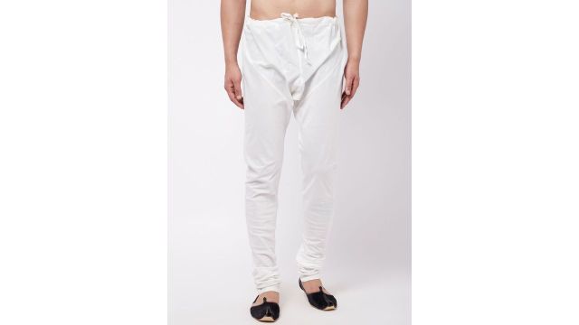 VASTRAMAY Men Slim Fit Mid-Rise Churidar