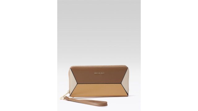 Van Heusen Women Colorblocked Zip Around Wallet