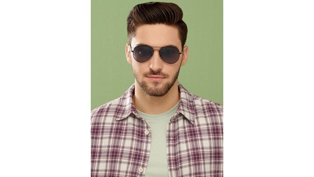 Vincent Chase by Lenskart Men Aviator Sunglasses