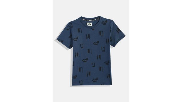 WROGN YOUTH Boys Abstract Printed T-shirt
