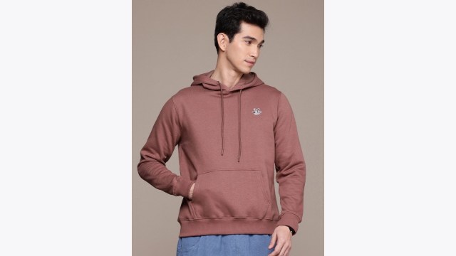 WROGNBrand Logo Printed Hooded Sweatshirt