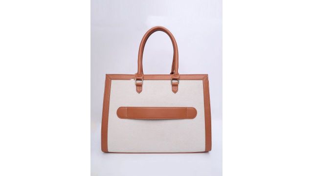 Warbler Structured Tote Bag With Tasselled