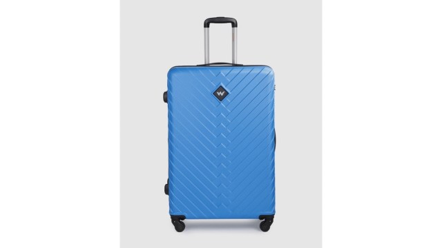 WildcraftCitron Textured Hard Sided Large Trolley Suitcase