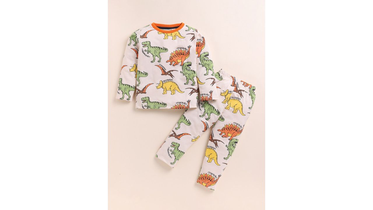 YK Boys Graphic Printed Night Suits