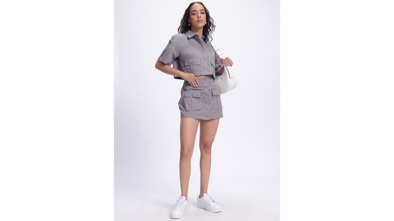 glitchez Cropped Boxy Co-Ords