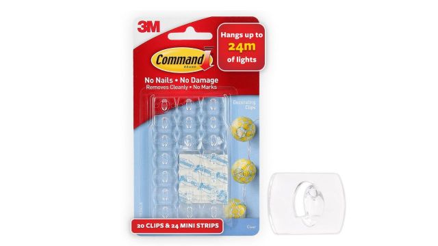 3M Command Clear Decorating & Organizing Wall Hooks