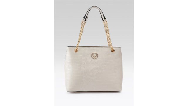 Allen Solly Croc Textured Structured Shoulder Bag