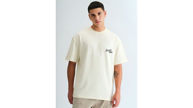 BDSQUARE Just Chill Shin Chan Oversized T‑shirt