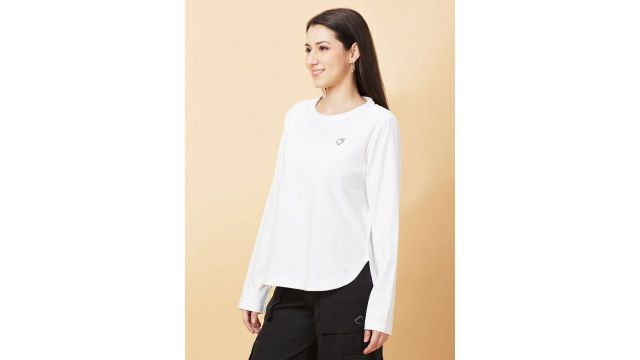 Being Human Women Drop-Shoulder Sleeves T-shirt