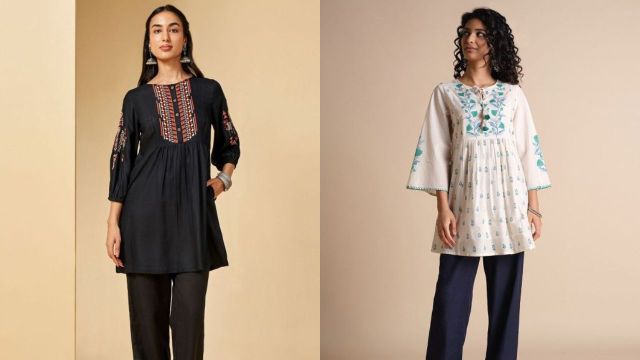 Best Global Desi Kaftans & Tunics on Myntra