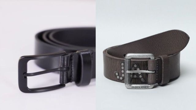 Best leather belts on Myntra