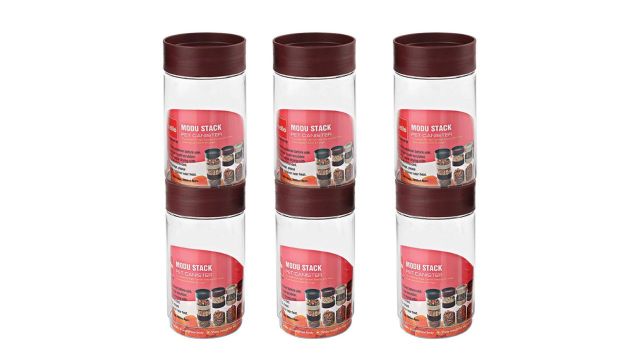 CELLO Modustack PET Container Set of 6