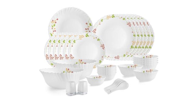 Cello Opalware Dazzle Series Secret Garden Dinner Set