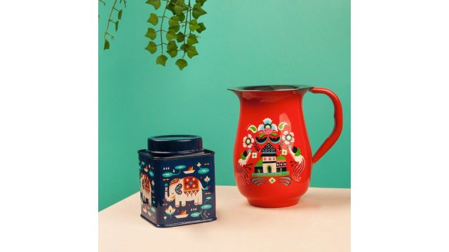Chumbak Dark Blue Storage Tin 300ml