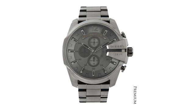 DIESEL Men Metallic Grey Dial Watch DZ4282