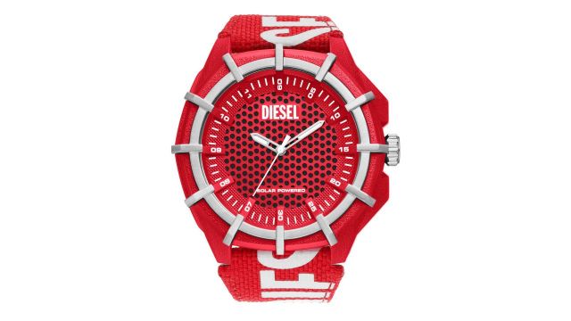 DIESEL Men Red Patterned Analogue Watch DZ4621