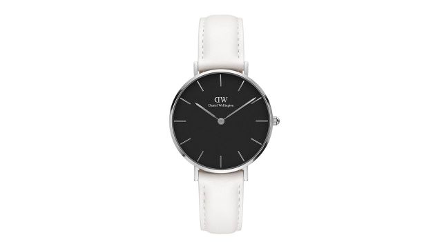 Daniel Wellington Women Petite Bondi Black 32mm Silver Watch DW00100284
