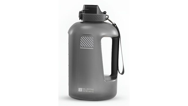 DecathlonDomyos By Domyos Grey Plastic Carrying Loop Sipper - 2.2L