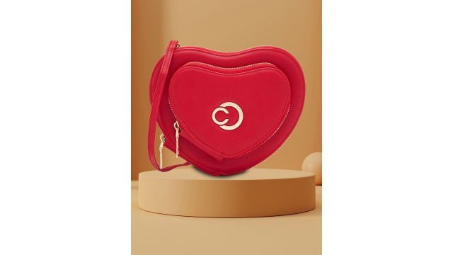DressBerry X CAPRESE Hearty Women Red Small Sling Bag