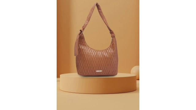 DressBerry X CAPRESE Shelbee Women Tan Large Hobo Bag
