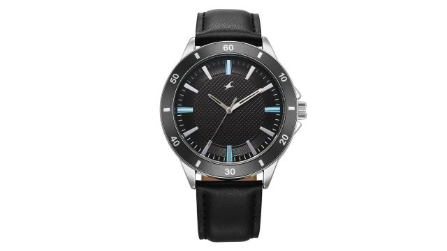 Fastrack Stunners X Special Edition Quartz Black Dial Leather Analog Watch for Men