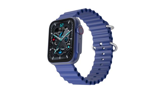 Fire-Boltt Blue Supernova 1.78 inch AMOLED 368*448px High Resolution Smart Watch