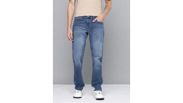 Flying Machine Men Slim Fit Mid-Rise Light Fade Jeans