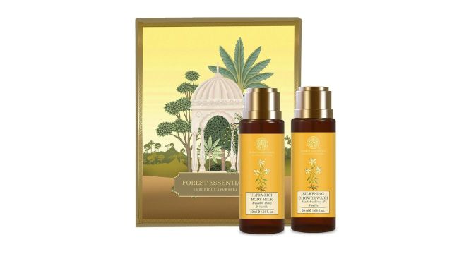 Forest Essentials Luxury Bath & Body Gift Set | Honey Vanilla
