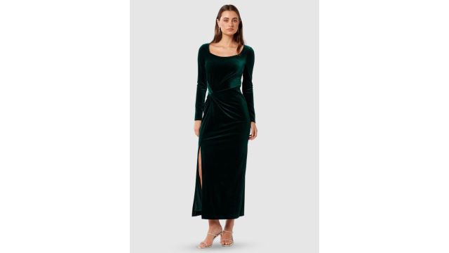 Forever New Velvet Bodycon Maxi Dress